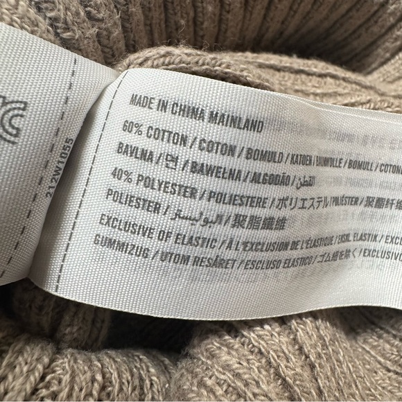 Abercrombie & Fitch beanie tan oatmeal unisex - Picture 4 of 5